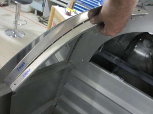 Forming a new top skin stiffener