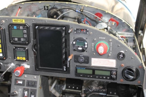 Instrument Panel with ADS-B Control Head
