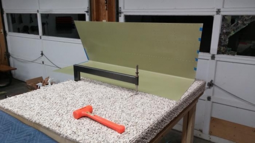 dimpling table with skin