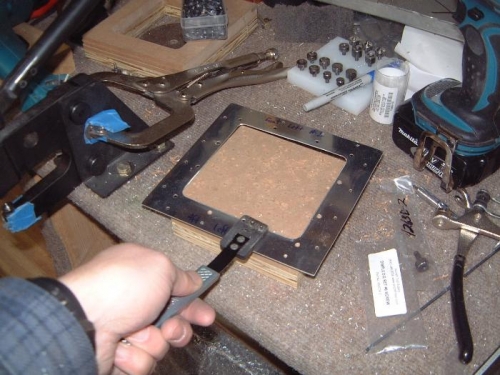Nut plate hole jig