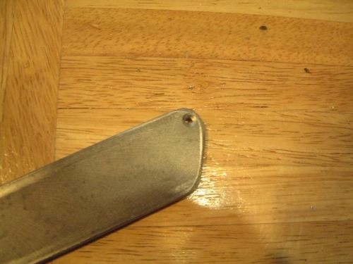 Homemade -3 dimpling die.