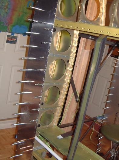 Root skin and grommets installed.