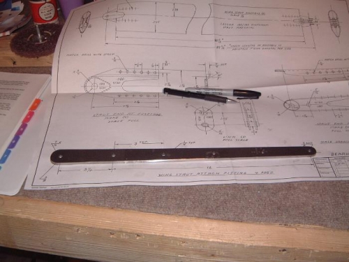 Finished strut attach bar.