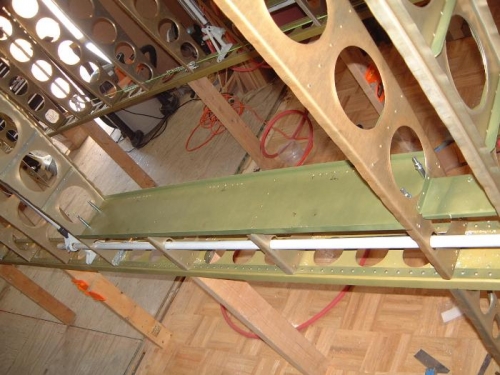 Right False Spar Riveted into place