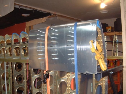 Left tip skin drilled