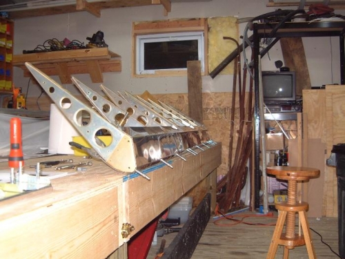 First holes in the flap nose skin