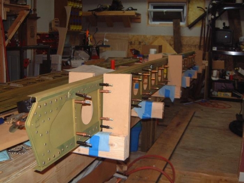 Left main riveted spar