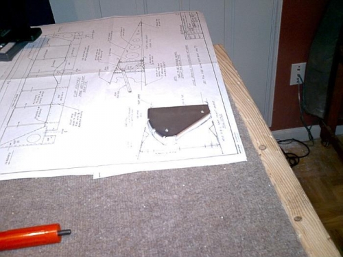 Finished flap nose rib