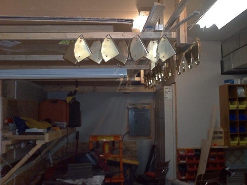 Alodined Ribs Drying