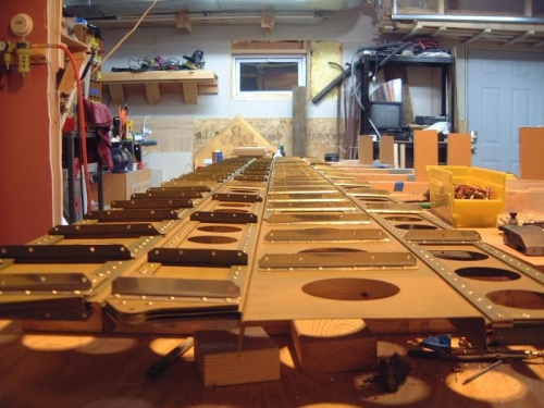 All Spars Finished riveting/assembling.