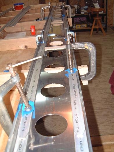 Left Main Spar Cap Strips