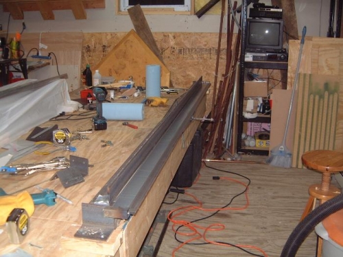 home made 8' bending brake