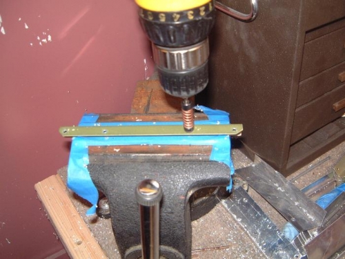 Main spar rib attach angle drill