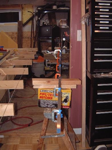 Match drilling the rear spar cap strips