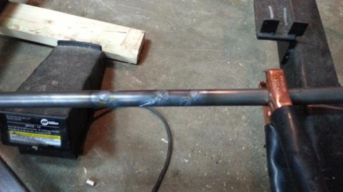 first official fuselage weld