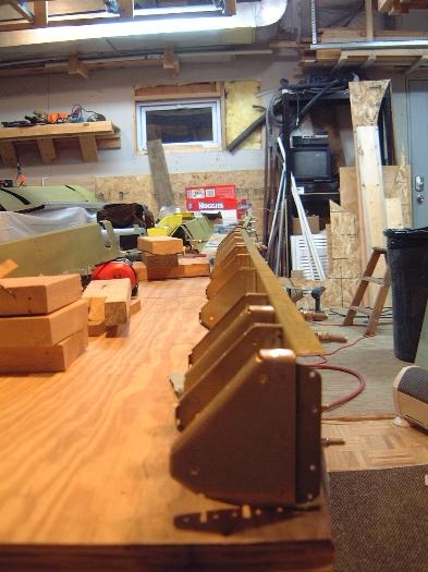 Flap nose ribs riveted to spar