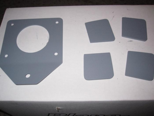 Attach bracket and shims
