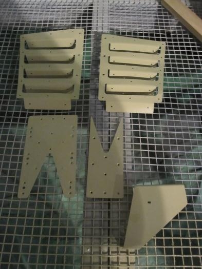 Parts all primed with AKZO