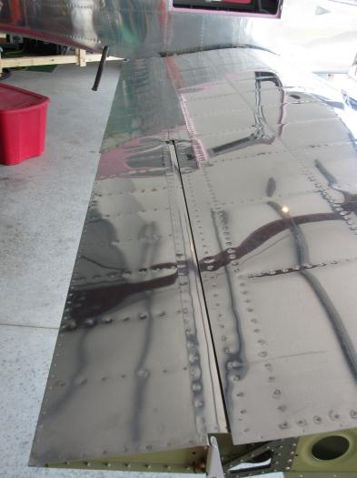 Right Aileron and Flap