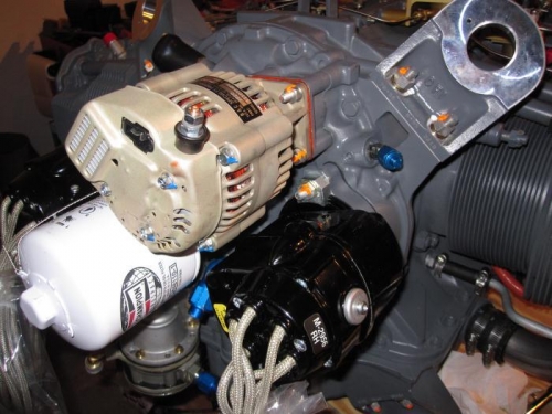 SD-20 Backup Alternator installed