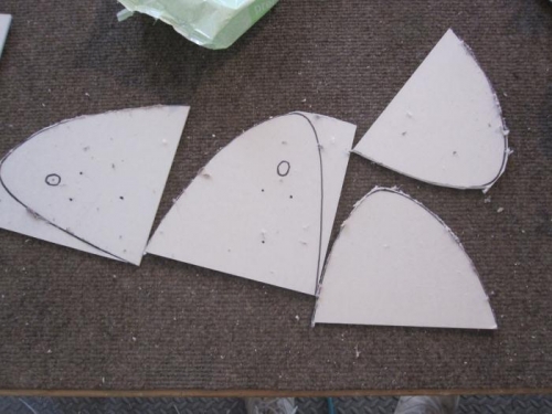 Acrylic mirror for wing tips