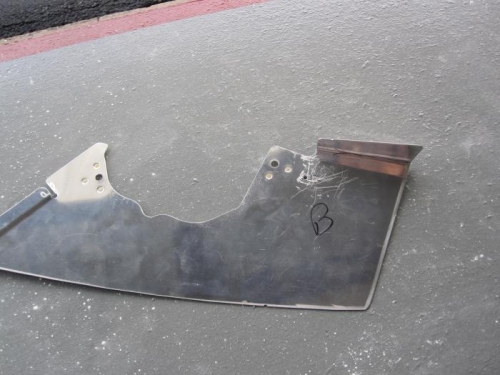 Flange bent correctly
