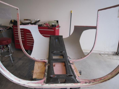 Wonder-Fil applied, ready for primer