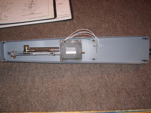 Underside of Trim Bellcrank Assembly