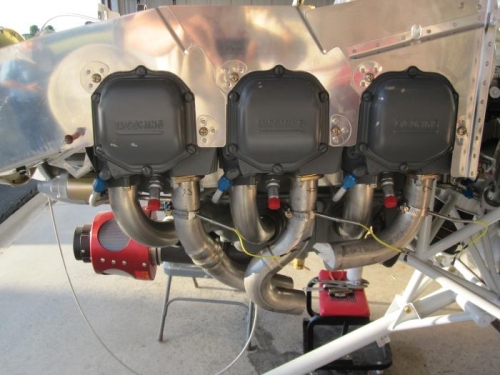 Left exhaust bolts torqued