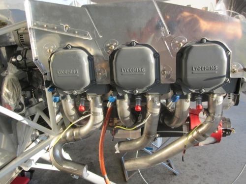 Right exhaust bolts torqued