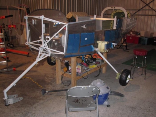 Fuselage sans nose wheel