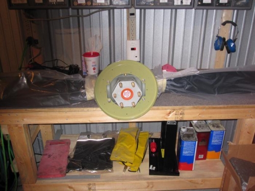 Back spinner plate installed