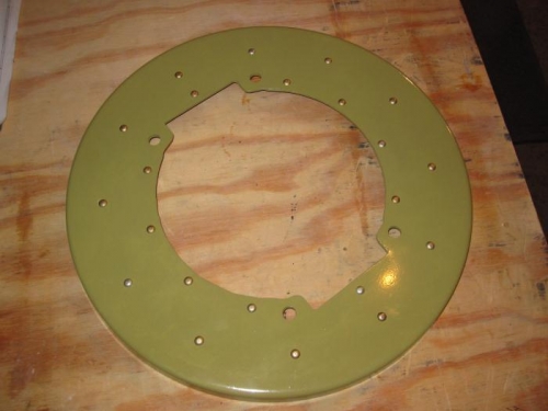 Doubler riveted to the back spinner plate