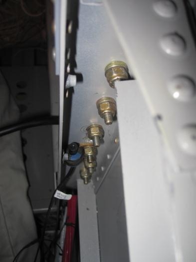 Left Door Alarm Switch installed
