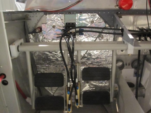 Ceramic blanket on the firewall