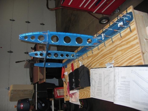Cleco the ribs together