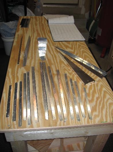 RIbs cut, drilled, and cleaned up
