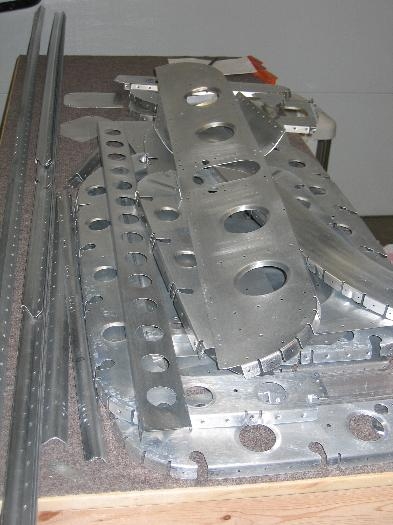 Pile of etched parts