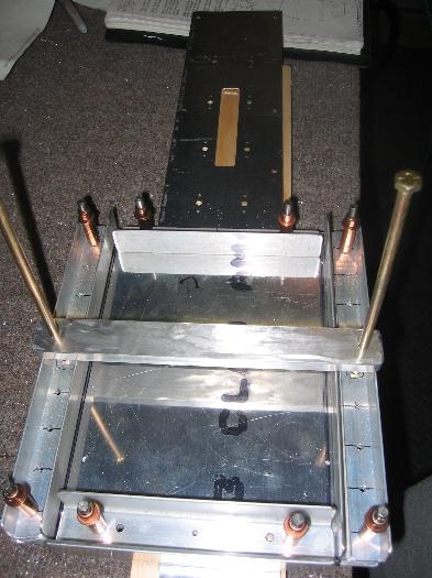 Completed battery mount