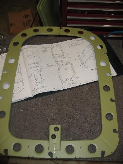 F-1008 frames and F-1085 rudder cable bracket