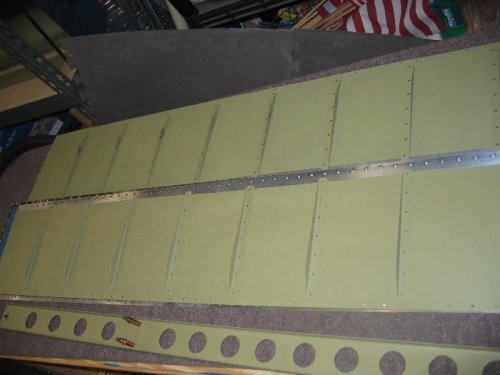 All the stiffners are back riveted