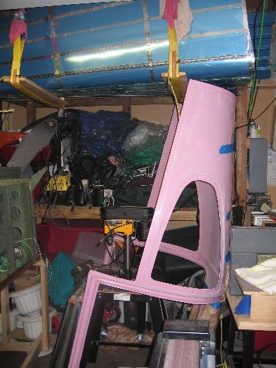 No place to store the cabin top for the time being