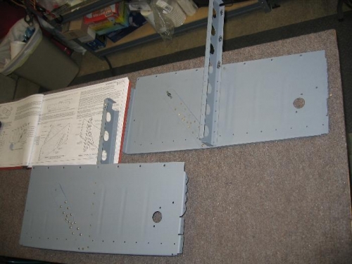 Outboard seat rib subassemblies completed