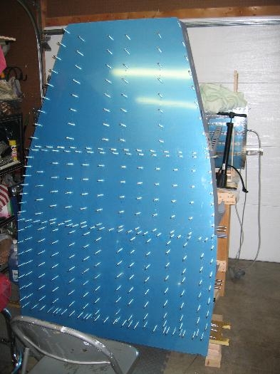 Bottom skins matched drilled
