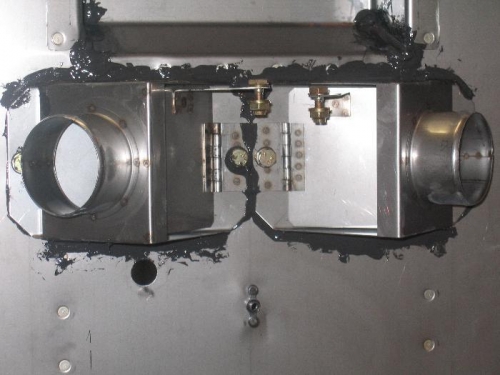 Cabin heat selector box (after prosealed)
