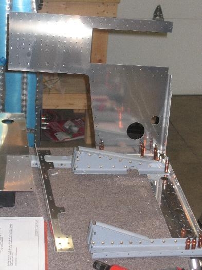 RIght forward fuselage bulkhead sub assembly