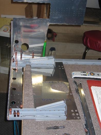 Left forward fuselage bulkhead sub assembly