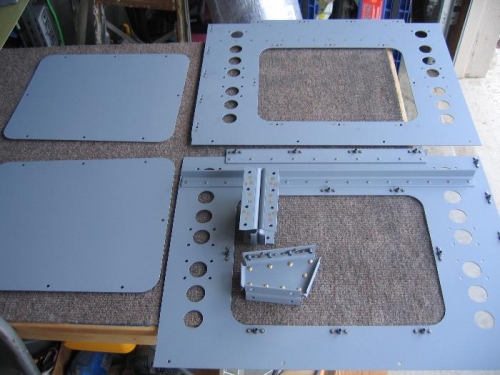 Assembled seat floor assemblies