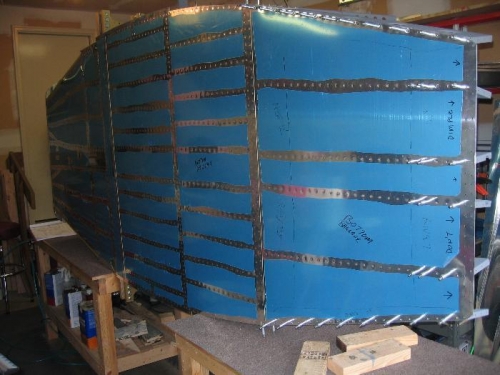 Bottom fuselage from the rear