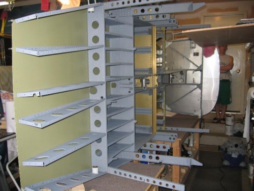 Fuselage view from the rear